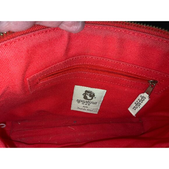 Spartina 449 Texas Crossbody Bag With Map Print Design & Adjustable Strap - Picture 4 of 6